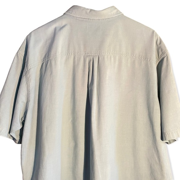 L.L. Bean Men's 100% Cotton Button Front Shirt Blue Size XXL-Tall - Picture 6 of 13